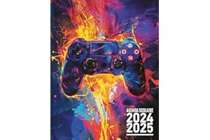 Agenda Scolaire 2024 2025 Gamer: Couverture Gaming Jeux vidéo, Organiseur Scolaire 11 Mois de (Septembre 2024/Juillet 2025) pour Étudiants Collège, Lycée - Planificateur Journalier 1 Jour Par Page
