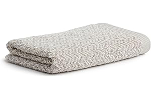 möve Brooklyn ręcznik kąpielowy w jodełkę 80 x 150 cm z 85% bawełny / 10% wiskozy z bambusa / 5% lnu, naturalny/cashmere