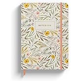 Rileys A5 Lined Notebook, Hardcover, 240 Pages (Floral) | For School, Office, College &amp; Daily