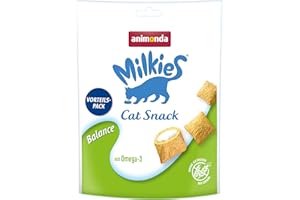 ANIMONDA VOM FEINSTEN animonda Milkies Balance, bezzbożowa poduszka dla kotów, przekąska dla kota, 6 x 120 g