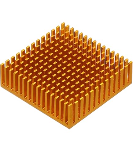 Easycargo 4pcs 40 Heatsink 40x30x5 Pre Applied 8810 Theral