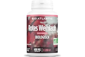 BIO ATLANTIC Bio Rotes Weinlaub 400mg - 200 Tabletten