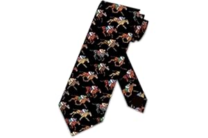 Three Rooker Horse Racing Ties Mens Horse Jockey Necktie