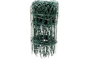Oypla 10m x 400mm Garden Lawn Border Edging Fencing PVC Coated Wire