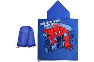 MARYPATY Toalla Playa Niña Bebe de Baño con Capucha, Toalla Poncho Niño Toalla Infantil de Playa Toalla de Microfibra Poncho y Bolsa de Cordó, Surf para Baño Piscina Playa Niños de 2 a 8 Años (Estilo 6)