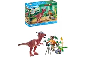 PLAYMOBIL | Dinos | Osservazione dello Stygimoloch | Set di gioco con dinosauri | Giocattolo avventuroso per bambini dai 4 anni in su | 71822