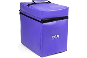Foxhound Delivery Bags for Hot Food - 25L Thermal Bags for Hot Food Delivery, 35x33x25cm Food Delivery Bag for Restaurants, Takeaway, Uber Eats Delivery Bag, Deliveroo Bags - Purple