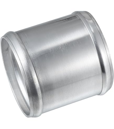 Tubo Alluminio Auto 51mm QUARKZMAN Tubo Aspirazione Aria In Alluminio 6061 - 51mm Esterno X 152mm Per Intercooler Auto Tubo Intercooler Alluminio - 6