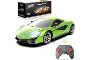 JOLLY FUN mcLaren 570S, Ferngesteuertes Auto, 1:24 Offiziell Lizenziert Modellauto, RC Modell Spielzeug Car Geschenk für 3-18 Jahre Kinder, Grün