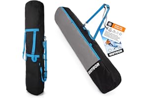 meteor Housse de ski - Housse planche à neige - Sac à ski - Femme et homme - Sac à dos Ski de neige