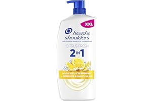 HEAD & SHOULDERS H&S Citrus Fresh Champú y Acondicionador Anticaspa Todo en Uno 800ml para Pelo Graso, Hasta 100% de Protección Anticaspa + Pelo Hidratado, Clínicamente Probado, Para Uso Diario, Aroma a Cítricos