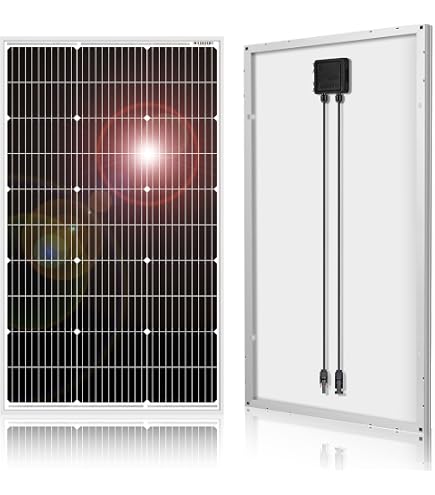 Panneau solaire 12v 100w chargeur de batterie 5v sortie USB kit de