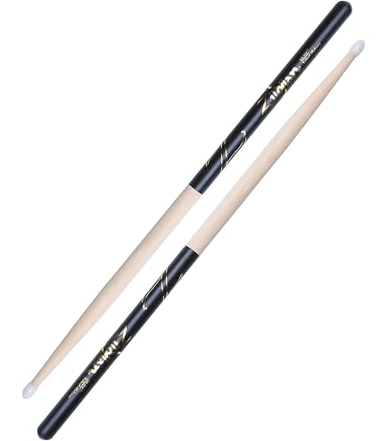 Baguettes De Batterie Vater VHP1AW Power 1A – Hickory Américain, Pointe Gland, 0.625" X 16.375"