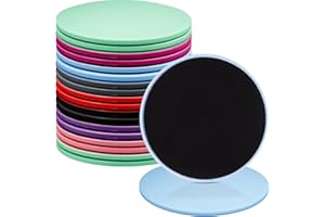 Kaxtde 20 Pack Core Sliders, Dual Sided Gliding Discs, Exercise Sliding Gliding Disc Fitness Core Slider Sport Workout Equipment for Abdominal, Home Exercises to Strengthen Core, Glutes, Abdomen