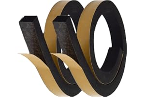 NTG-SOLUTIONS Guarnizione per finestre in alluminio guarnizione di tenuta spessa autoadesiva 12 mm x 12 mm x 4 m (L) guarnizione gomma finestra isolante acustico coperchio raccogligocce 2 pz 2m