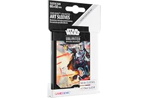Gamegenic, Star Wars: Unlimited Art Sleeves – Mandalorian, Sleeve Color Code: Gray