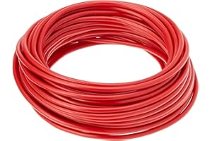 Bobinot de câble - Bobine de fils électrique - Câble électrique - Couronne de câble - Bobinot Câble Souple 10 mètres H07VK 1.5 mm ² - Rouge - 204324 Debflex