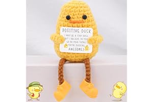 AXERHK Emotional Support Potato, Emotional Support Gift, Emotional Support Plush Doll With Card, Emotional Support Potato Plush, Cute Potato For Carnival Birthday Gift Friend Party Decoration (Duck)