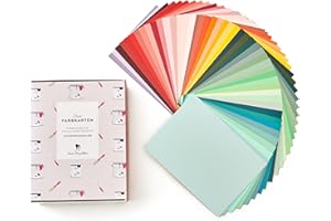 ‎MISSPOMPADOUR MissPompadour großformatige Farbkarten - 91 Musterkarten im DIN A6 Postkartenformat - Set für unsere Wandfarben & Lacke - Made in Germany