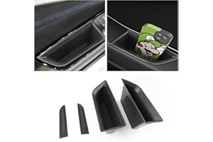 CDEFG Compatible avec Renault Austral E-Tech Hybrid 2022-2025 Boîte de rangement pour porte de voiture Austral Cadre intérieur Boîte de rangement Austral E Tech 2024 2025 Accessoires (porte d'entrée)