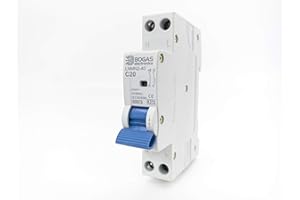 BOGAS ELECTRONICS Interruptor Automático Magnetotérmico Terciario y Residencial Curva C DPN 6kA. (20 Amperios)