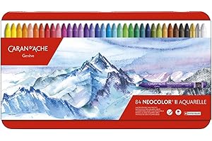 CARAN D'ACHE Caran Dache Metal tin with 84 assorted colours