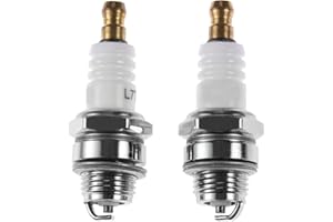 HICELLO 2 bujías para motosierras o desbrozadoras, 25 cc, 52 cc o 62 cc, para motores de 2 tiempos MS180, MS250 y MS070, podadora Husqvarna 365, 260, 430 o 520