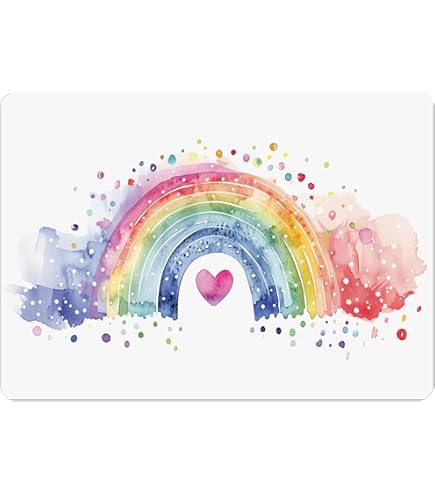 12 biglietti di invito arcobaleno con buste, perfetti per