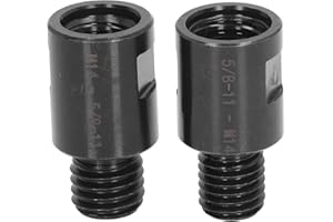 YWBL-WH 2 Pezzi Adattatore per Filettatura 5/8 Pollici a M14, Adattatore per Conversione Filettatura Adattatore per Mandrino per Paletta per Tornio