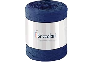 BOPPON Cinta de rafia de 5 x 200 m, color azul