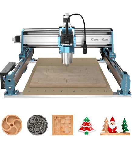 Fraises CNC à Bout Sphérique Genmitsu – 5 Pièces, Tige 1/4", Revêtement TiAlN, Pour Aluminium, Bois, Acier - 3