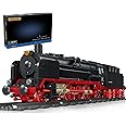 URGEAR Retro Steam Train Building Blocks Set With Rails, Express Locomotive Train Model Construction Toy Collectible Railway Building Toys, Gifts For Adults And Boys (1173 Pcs)