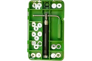 MAKIN'S USA Makin 's – EE. UU. Acero Inoxidable Makin' s Clay Ultimate Profesionales extrusor Deluxe – Juego de 21 piecestainless Acero