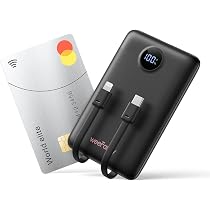 WONDEE Belyo – Pacchetto Estate: Custodia Impermeabile Per Cellulare + Powerbank Wireless 10.000 MAh Slim Con Ricarica Rapida E Ventose