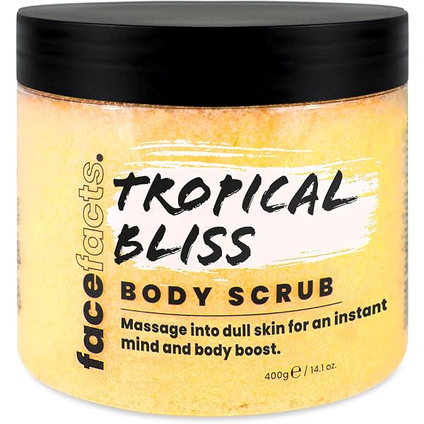 Face Facts Body Scrub – Lavendel & Vanille, Veganes Körperpeeling Für Weiche Haut