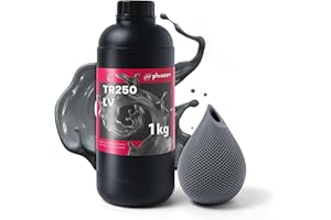 phrozen High Temp 3D Printer Resin [TR250LV], Functional Resin HDT80 °C 405nm DLP LCD UV-Curing Photopolymer Resin for Prototyping, Ducting, Molding, High Precision Printing (1KG)