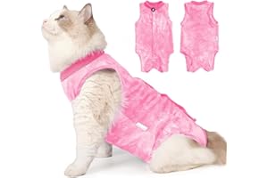 LIANZIMAU Katzenbody Nach Op Kastration Katzenbody Nach Op Body für Katzen Kleidung Medizinischer Katzenbody Katzenanzug Nach der Operation Anti-Leck-Anzug Haustier-Erholungskragen-Alternative