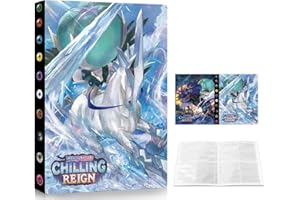 QIFAENY Classeur Cartes à collectionner, Porte Carte, Titulaire Cartes Album, 30 pages-4 pochettes par page-peut contenir 240 cartes (OIU5)