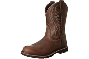 ZEARLY Cowboy Boots for Men Western Boot Durable Classic Embroidered Square Toe Traditional Boots
