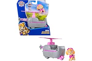 Paw Patrol, Skye’s Helicopter, Toy Vehicle with Collectible Action Figure, Sustainably Minded Kids’ Toys for Boys & Girls Aged 3 and Up