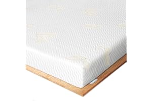 Newentor® Dual-Layer Memory Foam Mattress Topper - Generous Thickness Mattress Topper Single Bed with Back Support - Mattress Topper for Sofa Bed, Caravan, Hard Mattress, Old Mattress, Single White