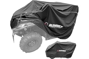 ‎BUSHBOCK PREMIUM COVER BUSHBOCK® Premium Quad Abdeckung mit TPU Beschichtung - ATV Schutzhülle - Ultra robust (Schwarz, XL)