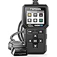 TOPDON AL400 OBD2 Diagnostico per Auto,10 Modalità OBD2, Pulsante One Touch I/M Ready,OBD2 Scanner Auto Diagnostica Aggiornam