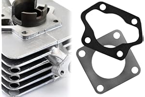 BISOMO Zylinderfußdichtung + Zylinderkopfdichtung, Dichtung Zylinder 38mm im Set Simson S51, KR51 Schwalbe, SR50