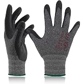 DEX FIT FN330 Nitrile Work Gloves, Comfortable Fit 3D Touch Gloves for Warehouse, Gardening, Workshop, DIY and General Work,