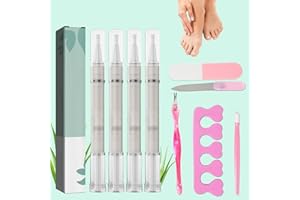 BMHNQ 4pcs Bolígrafo Para El Cuidado de Las Uñas Esencia de Cutícula Fortalecedora de Uñas Bolígrafo de Suero para El Crecimiento de Las Uñas, Suero Fortalecedor de Cutículas