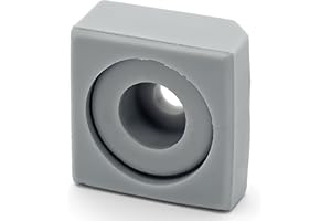 SHOWER PART ShowerPart Orientation Shower Door Clamps/Plates/Blocks L022, Block Length 20mm, Plastic, Shower Door Replacement Parts, 4X