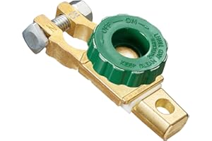 Spurtar Desconectador de Bateria Coche - Enlace Interruptor Aislador Coche Camión Barco Vehículos 12V-24V 125A Cortacorrientes Interruptor Aislador