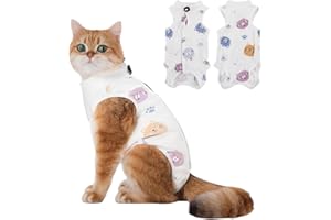 CGLRybO Katzenbody Nach Op Kastration Haustier-medizinisches chirurgisches Hemd Operationsgenesungsanzüge für Katzen