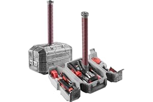 HORKI Hammer-Werkzeug-Set, tägliche Reparatur gefüllter Haushalt, Werkzeugkoffer, Zange, DIY-Reparatur-Kits, Multi-Werkzeuge, Hammer-Zubehör-Set（Rissmodell）